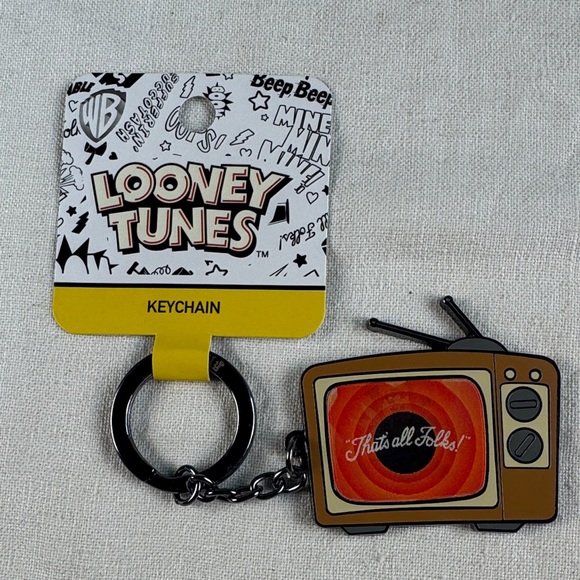 Loungefly Looney Tunes Lenticular TV Keychain - New, Sealed - Picture 8 of 10